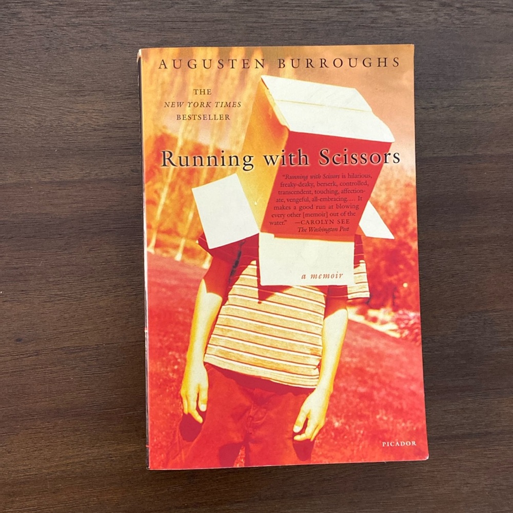 Running with Scissors a memoir by Augusten Burroughs (paperback)